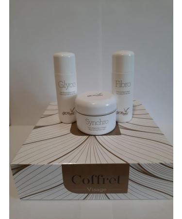 Gernetic International Special Box Glyco Cleansing Milk 50 ml Fibro delicate tonic lotion 50 ml Synchro Regenerating restorative facial cream for the night based on beeswax 50 ml - Buy Online on GoSupps.com