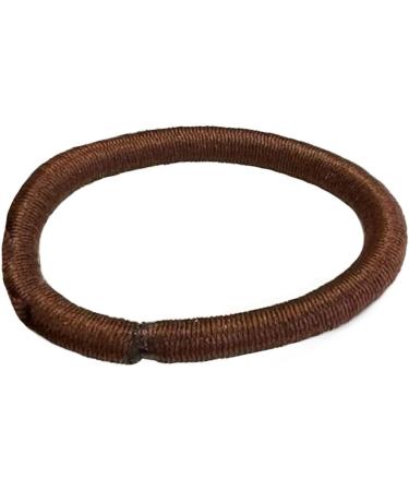 Lizzy 15x Thick Hair Bands | Snag Free Strong Elastic Bobbles Hair Ties For Girls Women Hair Accessories For School Any Other Occasion Ponytail Holders (Light Brown) - Buy Online on GoSupps.com