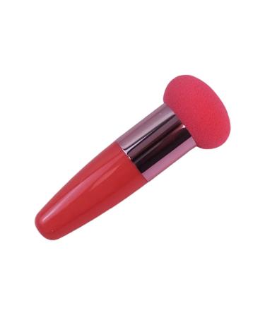 Mushroom Head Makeup Brushes Powder Puff Cosmetic Sponge With Handle Women Fashion Professional Makeup Beauty Tools (Color : Watermelon red)
