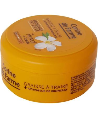 Corine de Farme Milk fat bronzing oil + tanning activator Tanned complexion without selftanner Mono de Tahiti scent of the islands Jar 150 ml - Buy Online on GoSupps.com