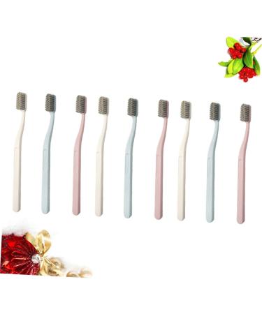 Beaupretty 9-Piece Nylon Toothbrush Set - Premium Oral Care for Effective Teeth Cleaning | International Shipping Available - Buy Online on GoSupps.com