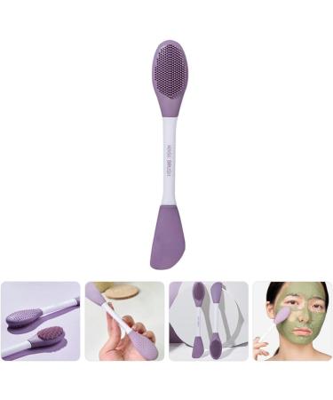 minkissy Silicone Wash Scrubber Scruber Facial Cleanser Tool Facial Scrubber for Cleaning Scrubber Tools Wash Brush Brush Plastic Applicator Brush Double Head - Buy Online on GoSupps.com