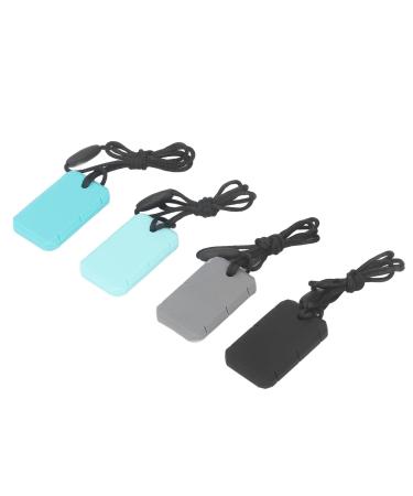 Biting Necklace Pendant Teether Safe Sensory Chew Necklace Elastic Reduce Anxiety Eliminate Stress for Kids for ADHD