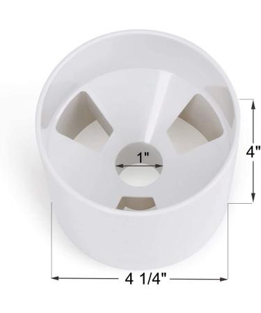 KINGTOP Golf Hole Cup for Practice Putting Green - Fits PGA, LPGA, USGA Regulations - ABS Ivory White - 4 or 6 Depth - 2pcs - Buy Online on GoSupps.com