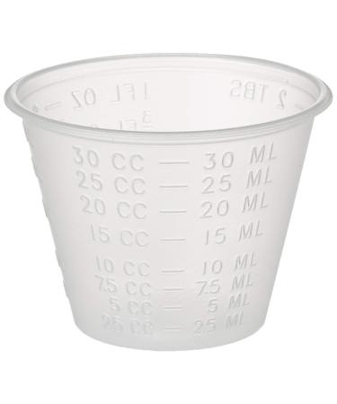 Dynarex 4252-1 Medicine Cup (Polyethylene) 100 Count, Clear