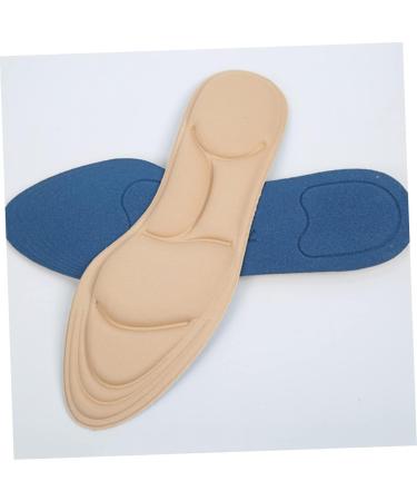 NOLITOY 2 Pairs Breathable Shock-Absorbing Insoles | Comfortable Gel Foam Shoe Inserts for Plantar | 25x8.8cm Massage Pads - Buy Online on GoSupps.com