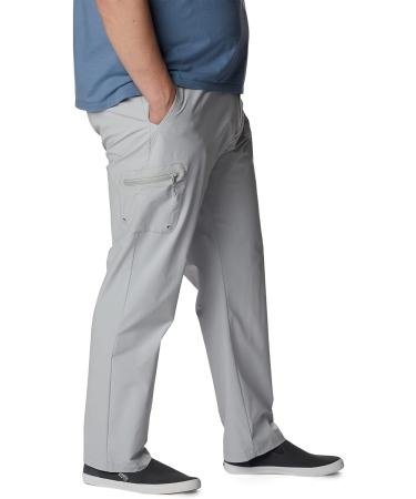 Columbia Men's Terminal Tackle Pant Cool Grey 42W x 30L - Big | High-Performance Fishing Pants - Buy Online on GoSupps.com