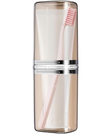 Zceplem Portable Toothbrush Case - Travel Toothbrush Holder & Toothpaste Cup ETUI for Business Trips & Camping - Buy Online on GoSupps.com
