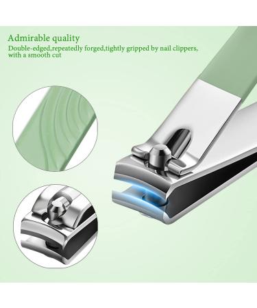 22 in 1 Manicure Pedicure Kit with Travel Case - Nail Clippers & Grooming Tools for Men and Women (Mint Green) - Buy Online on GoSupps.com