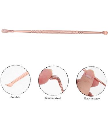 Stainless Steel Spiral Ear Pick & Cleaner Kit - Rose Gold - 13X0.5CM - Buy Online on GoSupps.com