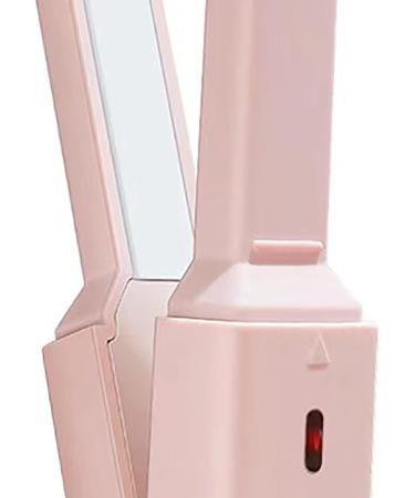 Mini Hair Straightener for Travel - USB Fast Heating Flat Iron (Sakura) - Compact & Portable Hair Styling - Buy Online on GoSupps.com