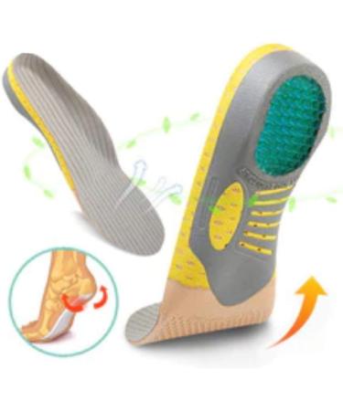 Orthopedic Insoles with Superior Arch Support for Plantar Fasciitis - Large (Pack of 2) - Buy Online on GoSupps.com