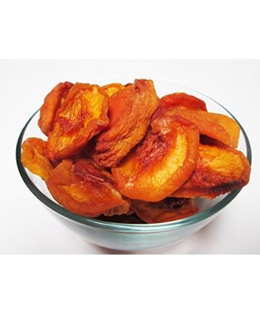 Sun Dried California Peaches, No Added Sugar, 5 LB bag Candymax 5 Pound (Pack of 1)