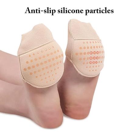 Metatarsal Pad Socks - Breathable Soft Silicone & Cotton for Forefoot Protection | Nonslip Invisible Design - Buy Online on GoSupps.com