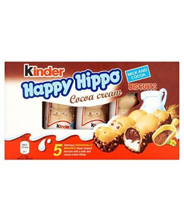 "Happy Hippo" Cocoa Cream Biscuits : Pack of 5 Biscuits