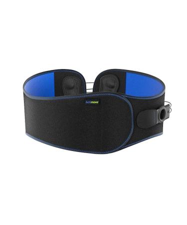 Sports Edition Back Brace - Lumbar Support for Men/Women | Rigid Panel & Pressure Pads for Back Pain Relief - Black X-Small/Small - Buy Online on GoSupps.com