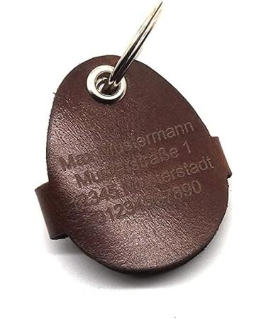 Copter Farm Dog Brand Bag | Engraved Leather Dog Collar | Personalized Oval Design | Premium Art & Real Leather - Buy Online on GoSupps.com