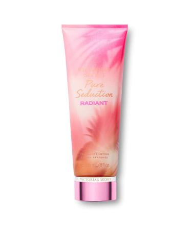 Victoria's Secret Pure Seduction Radiant Fragrance Body Lotion 8 Fl Oz (Pure Seduction Radiant) 0.89 Fl Oz (Pack of 9)
