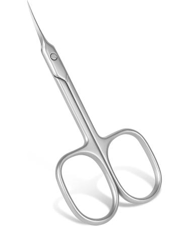Curved Blade Cuticle Scissors for Women - Multi-purpose Manicure Tool for Nail, Eyebrow, Eyelash, Nose Hair, Dry Skin | Stainless Steel - 1 Pcs - Buy Online on GoSupps.com