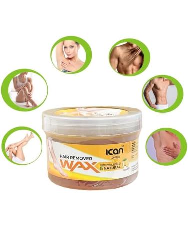 ican London Extremley Smooth Natural Hair Remover Warm Wax 1kg (1000g) (Lemon) - Buy Online on GoSupps.com