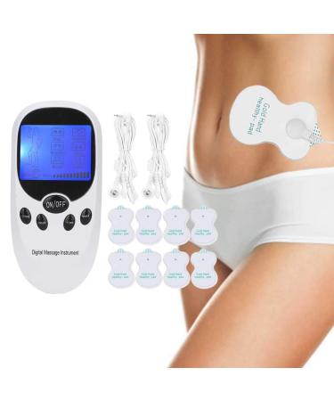 EMS TENS Device Dechoga Muskelstimulation devices 2 channels with 8 pieces of electrodes pads muscle stimulator for muscle disorders muscle memorial