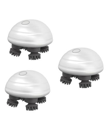 Healvian 3 Sets Head Massager Tool White Extractor Abs Manual