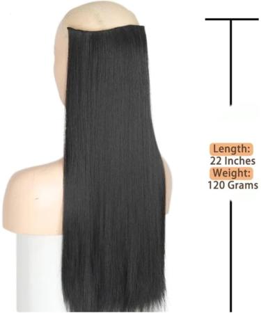 Clip in Hair Extensions Clip in Hair Extensions Real Human Hair Natural Black Hair Extensions Clip in Human Hair Double Weft Soft Straight Hair Extensions with 5 Clips Clip In One Piece Clip in Exten 20inches 1PC Natural Color - Buy Online on GoSupps.com
