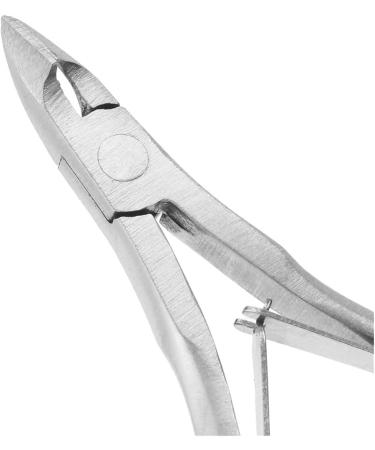 PSGS 1Pc Stainless Steel Cuticle Scissor Toe Cuticle Nipper Trimmer Cutter Nail Art Clipper for Trim Dead Skin Cuticle Nail Nippers (Color : Silver) - Buy Online on GoSupps.com