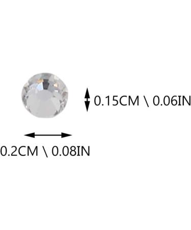 Exceart 40 STK Tooth Jewelry - Crystal Diamond Decorations & Gemstones for Teeth | Artificial White Crystal Decor | Perfect for Unique Accessories - Buy Online on GoSupps.com