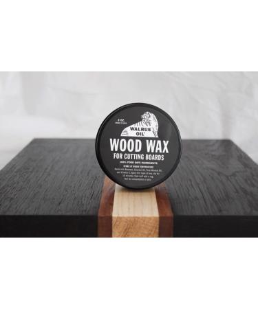 Walrus Oil Wood Wax 3 oz Can - FDA Food-Safe Cutting Board Wax and Cream - Buy Online on GoSupps.com