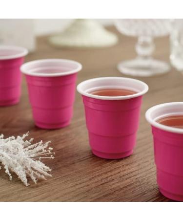 Pink Plastic Shot Cups  100ct 2oz  Bachelorette Party  Birthday Cups  Jello Shots  Bachelorette Party Favors  Womens Birthday Party - Buy Online on GoSupps.com