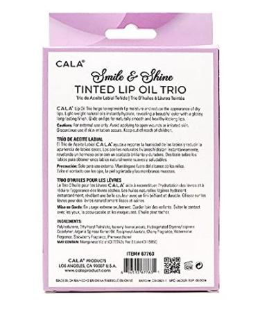 Feel Foxy Tinted Lip Oil Trio - Strawberry Watermelon Cherry | Hydrating & Long-lasting | International Shipping - Buy Online on GoSupps.com