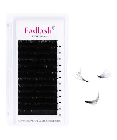 Lash Extension Supplies - 0.07 D Curl 13mm Easy Fan Volume Eyelash Extensions | Self Fanning 4D-10D Rapid Blooming Lashes - Buy Online on GoSupps.com