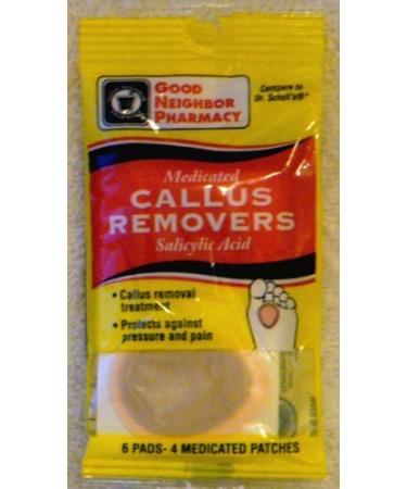 GNP Callus Removers (6 Pads - 4 Patches)
