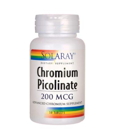 Chromium Picolinate 200 mcg 50 Tabs