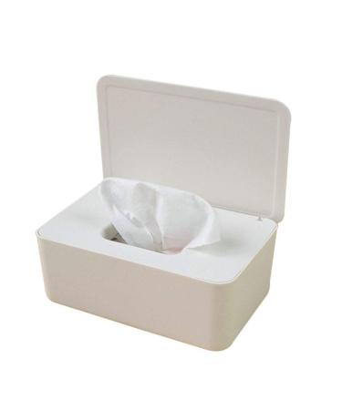 ReuVV tissue storage box shell wet wipes donor tissue protective cover diaper duty organizer with lid for home office use