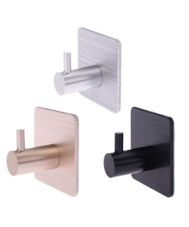FXCO Self Adhesive Kitchen Wall Hooks & Key Rack - Durable Aluminum Towel Holder for Home & Door Organization - Buy Online on GoSupps.com