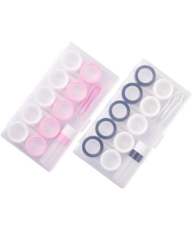 Solustrie 6-Sentence Portable Storage Box for Colored Contact Lenses - Contact Lens Case Kit - Travel-Friendly White Container - Buy Online on GoSupps.com