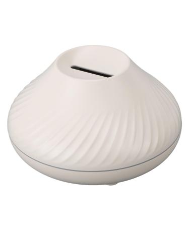 Essential Oil Diffuser Aroma Diffuser Humidifier with Flame Light USB Aromatherapy Essential Oil Diffuser Desk Humidifier for Bedroom Office Beige