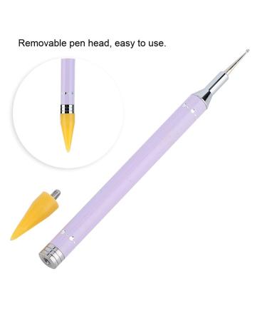 Buy Dual-Ended Nail Puncture Painting Pencil - Candy Color Nail Wax Stone & Picker Tool (Violet) | Best Nail Art Tools for Manicure - Buy Online on GoSupps.com