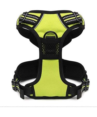 Winhyepet TrueLove No-Pull Dog Harness - Reflective Adjustable for All Sizes Includes 2 Linen Clips & Control Handle - TLH5651 XL Neon Yellow - Buy Online on GoSupps.com