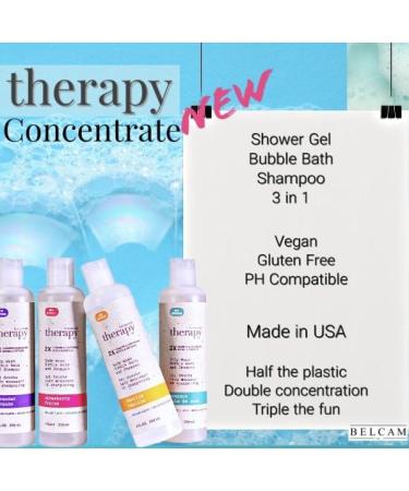 Belcam Bath Therapy Concentrated Strawberry - 8 fl oz | Soothing Bath Soak for Relaxation | International Shipping Available - Buy Online on GoSupps.com