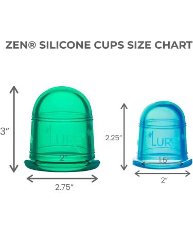 LURE Essentials Cellulite Cupping Therapy Set - Silicone Vacuum Massage Cups for Smooth, Firm, and Toned Skin - Buy Online on GoSupps.com