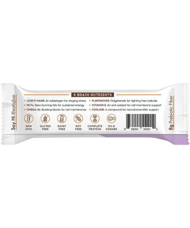 Buy IQBAR Brain and Body Keto Protein Bar - Almond Butter Chip - Low Carb High Fiber Vegan Snack | Healthy Meal Replacement Energy Bar - Buy Online on GoSupps.com