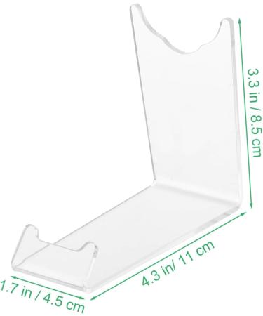 Frcolor 2-St Bearmstay Riser - Electric Razor Stand & Organizer | Acrylic Storage for Safety Razors Combs & Knives | 11x8.5x4.5cm - International Shipping Available - Buy Online on GoSupps.com