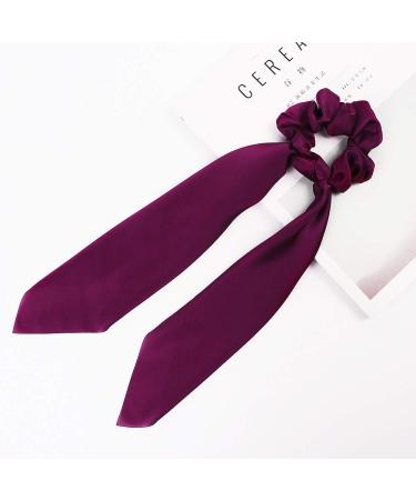 Chiffon Bowknot Hair Ties - Vintage Floral Scarf Ponytail Holders | 12 Pack Hair Accessories for Women - Buy Online on GoSupps.com