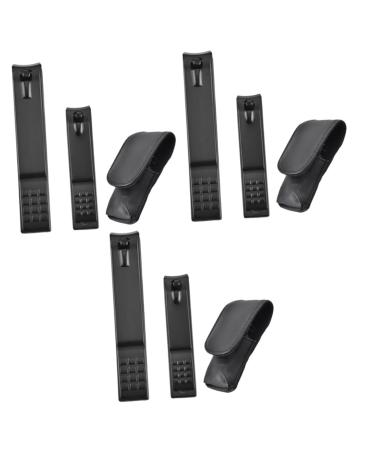 POPETPOP Nail Clippers 3 Sets Toe Finger Manicure Nail Scissors Metal Nail Manicure