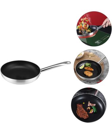 Milisten 2 Pcs Aluminum Steak Skillet Kitchen Grill Pan Aluminum Frying Pan Griddle for Induction Cooktop Non- Stick Frying Wok Flat Bottom Wok Egg Pan Practical Kitchenware Pancake Pan Gas Silverx2pcs 39.5X20CMx2pcs - Buy Online on GoSupps.com