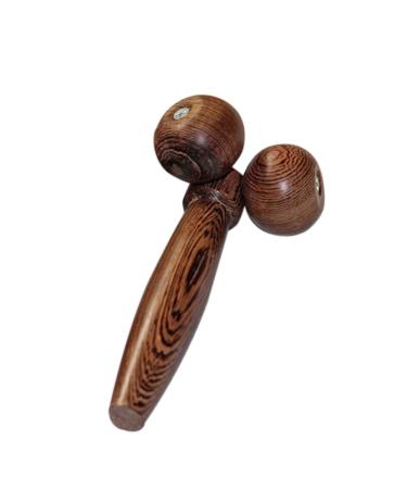 Wooden Face Massager Handheld Body Calf Massager Roller Massager Beauty Tool for V Kneading