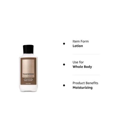 Teakwood Body Lotion for Men - 8 oz | Bath and Body Works Signature Collection - Buy Online on GoSupps.com